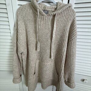 G by GIULIANA Natural Oversized Women's Sweater Hoodie